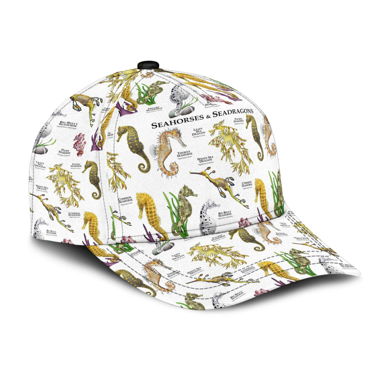 Seahorses And Seadragons Of The World Classic Cap