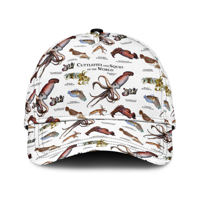 Cutterfish And Squid Of The World Classic Cap