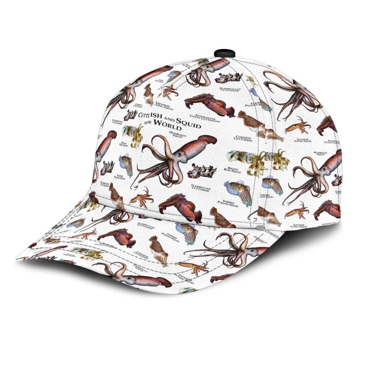 Cutterfish And Squid Of The World Classic Cap