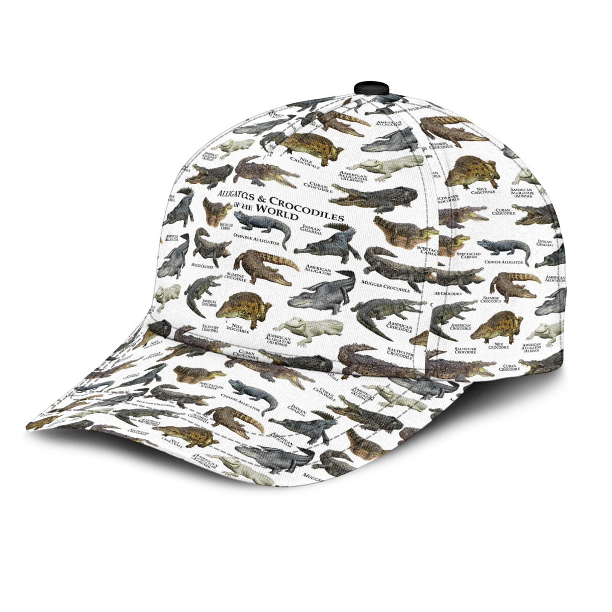 Alligators And Crocodiles Of The World Classic Cap