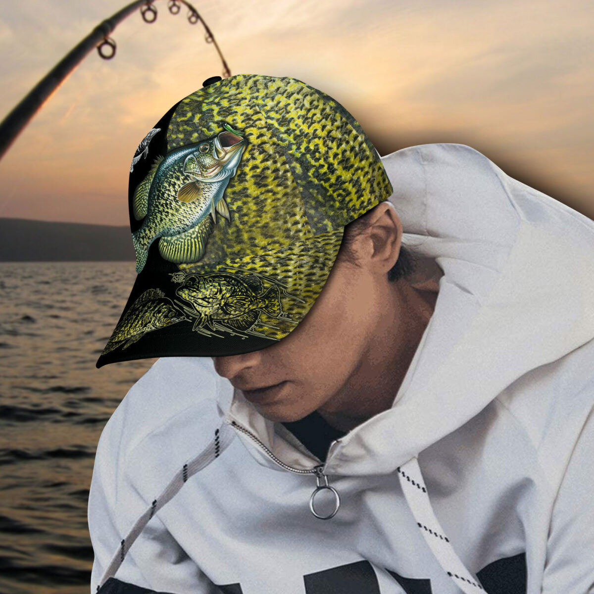 Love Crappie Fishing Classic Cap