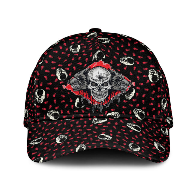 Love Skull And Wolf Classic Cap