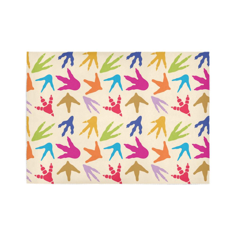 Dinosaur Footprint Area Rug