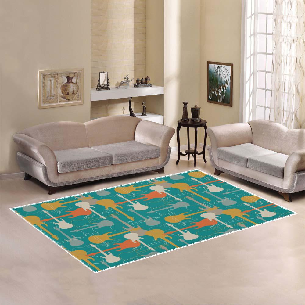 Guitar Area Rug