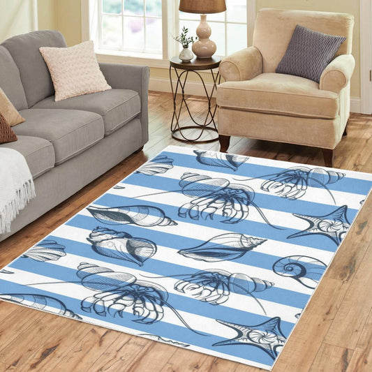 Hermit crab Area Rug