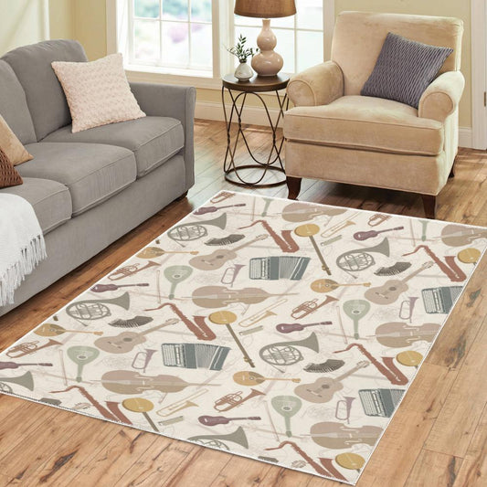 Musical Instruments Area Rug
