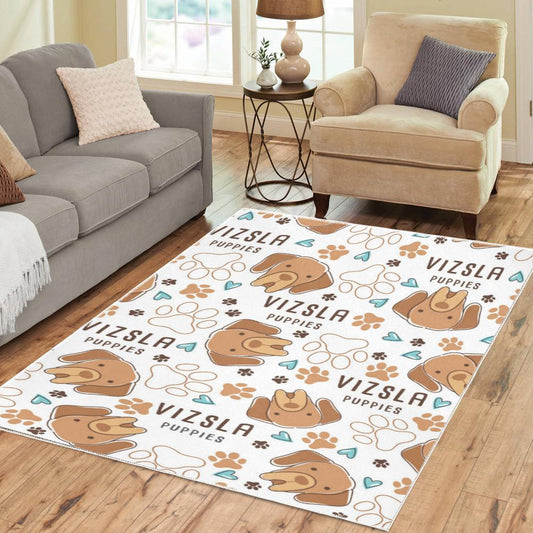 Vizsla Puppies Area Rug