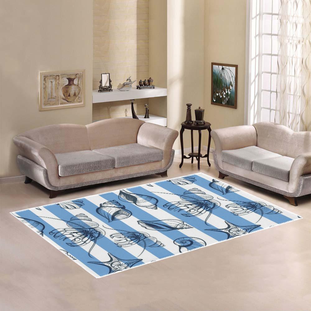 Hermit crab Area Rug