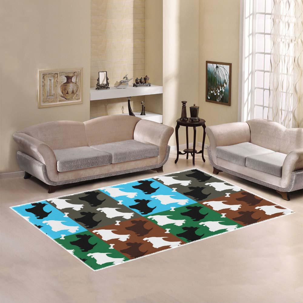 Scottish Terrier Area Rug