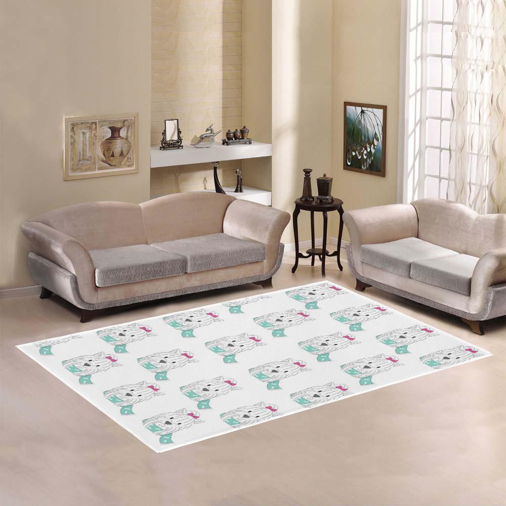 Yorkshire Terrier Area Rug