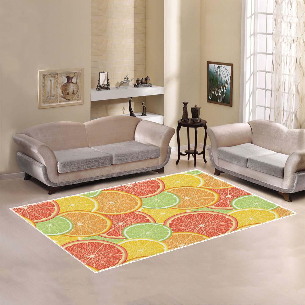 Grapefruit Area Rug