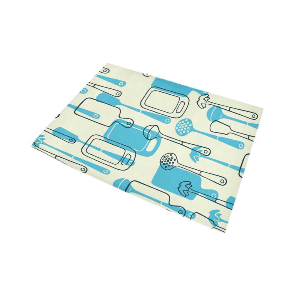 Cooking Pattern Area Rug