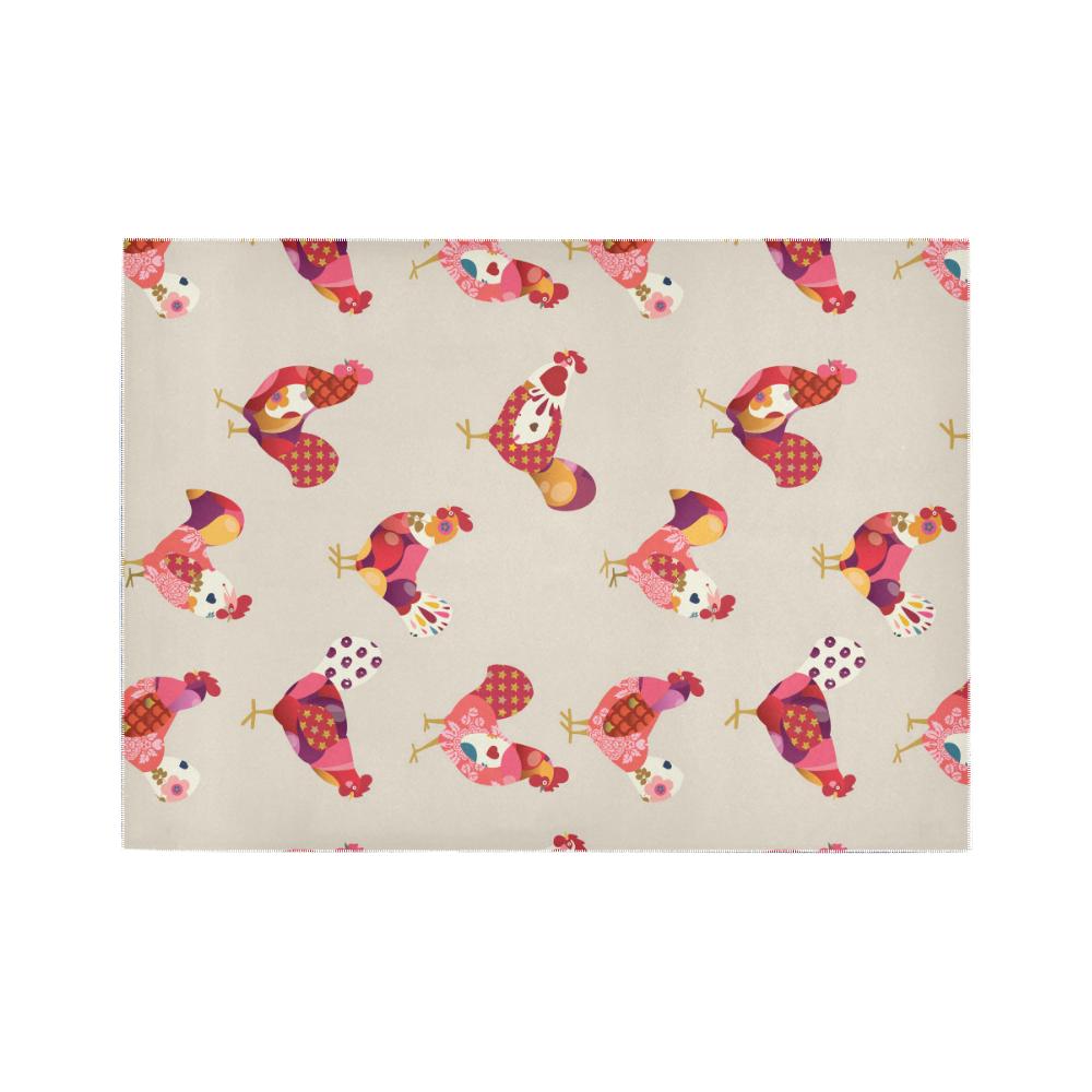 Chicken Area Rug