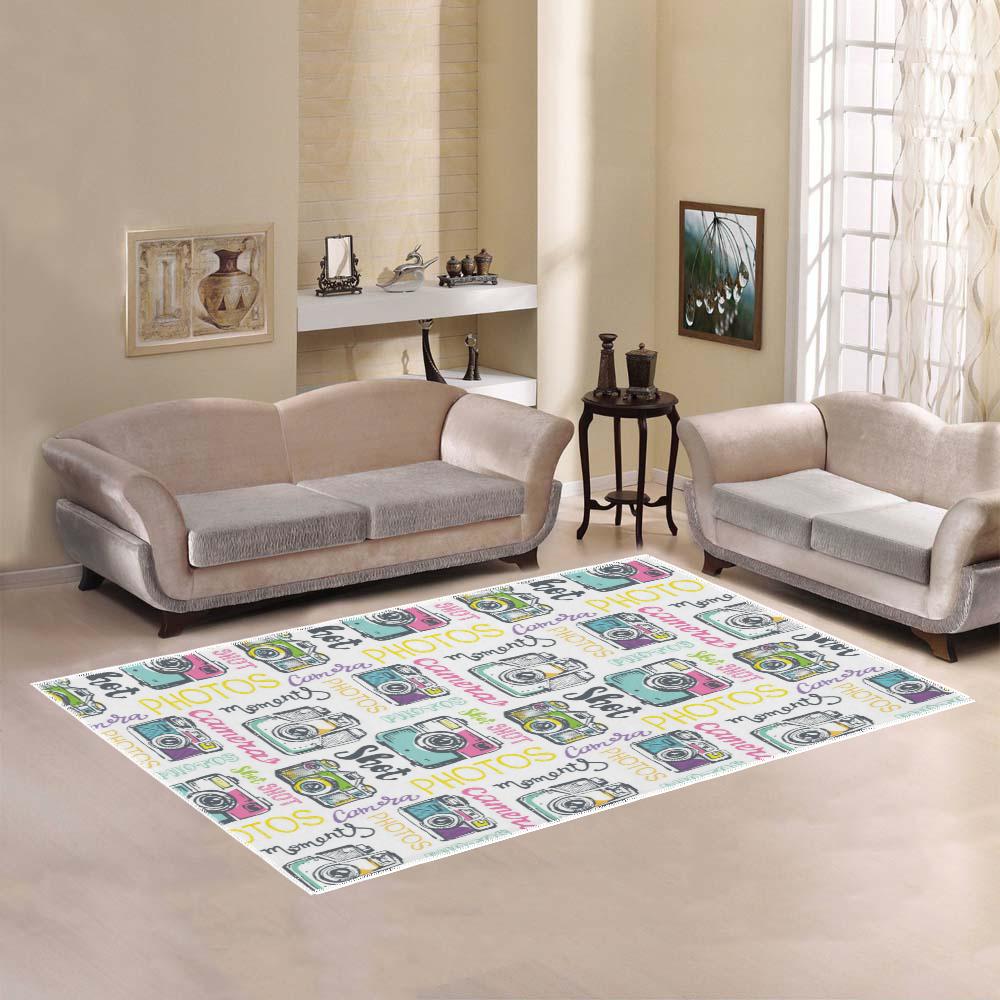 Photo Camera Area Rug