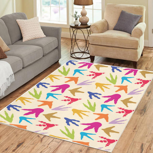Dinosaur Footprint Area Rug