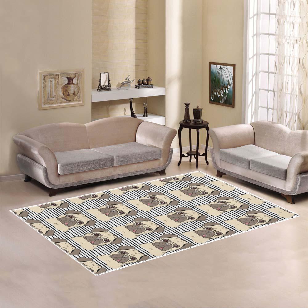 Pug Area Rug