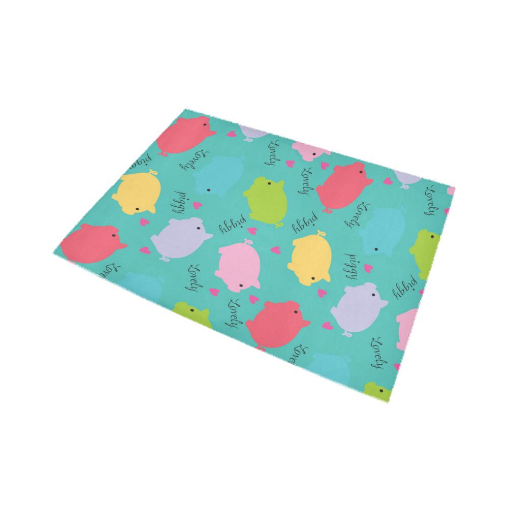 Pig Area Rug