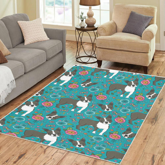 Boston Terrier Area Rug