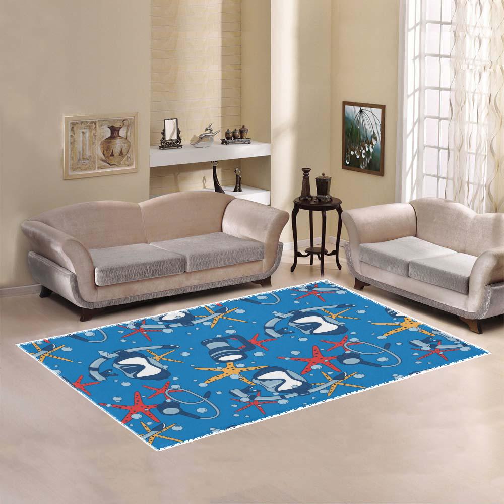 Scuba Diving Area Rug