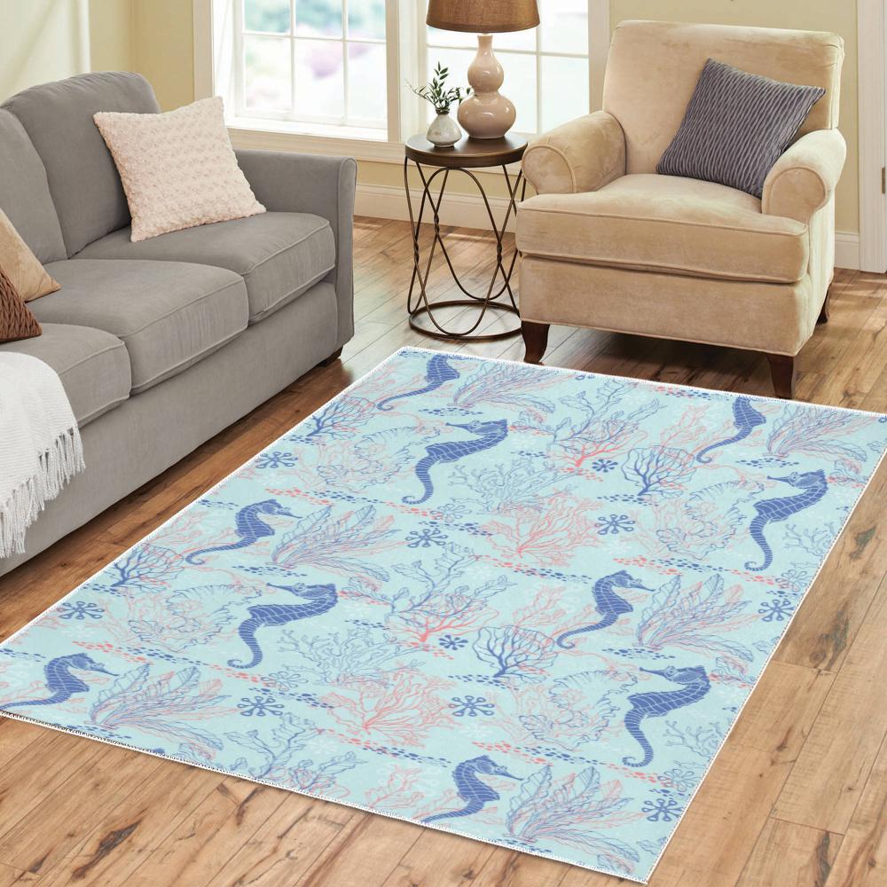 Seahorse Area Rug