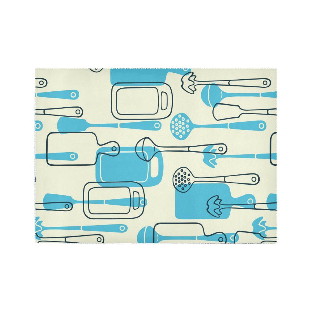 Cooking Pattern Area Rug