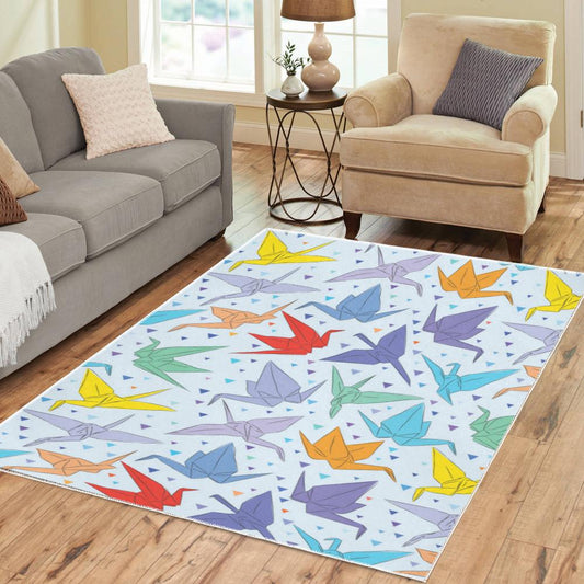 Orizuru Paper Crane Area Rug