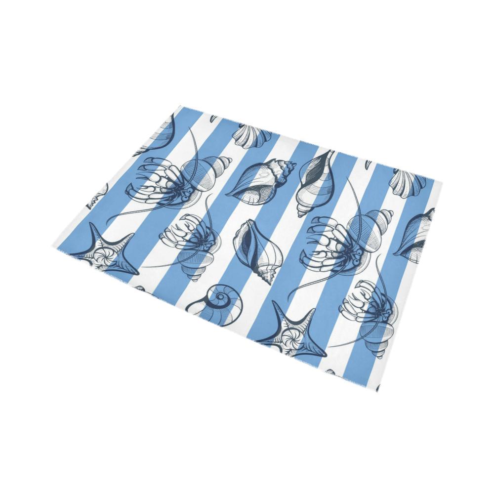Hermit crab Area Rug