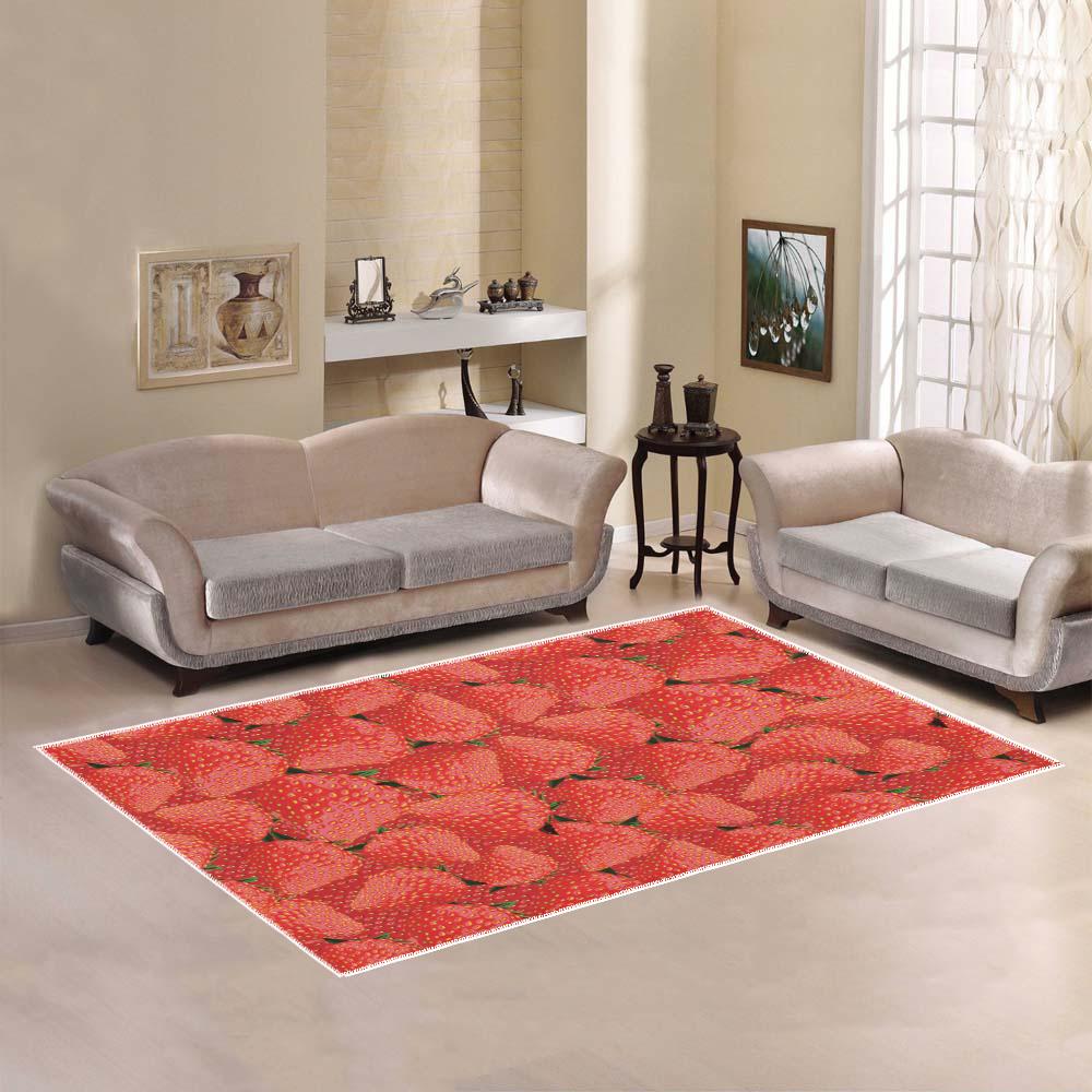 Strawberry Area Rug