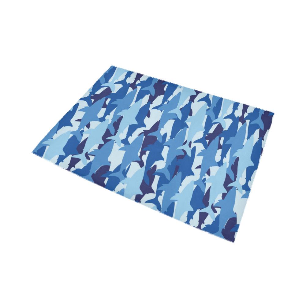 Shark Camouflage Area Rug