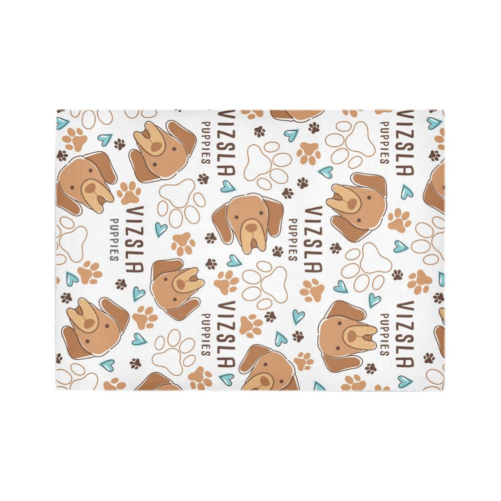 Vizsla Puppies Area Rug