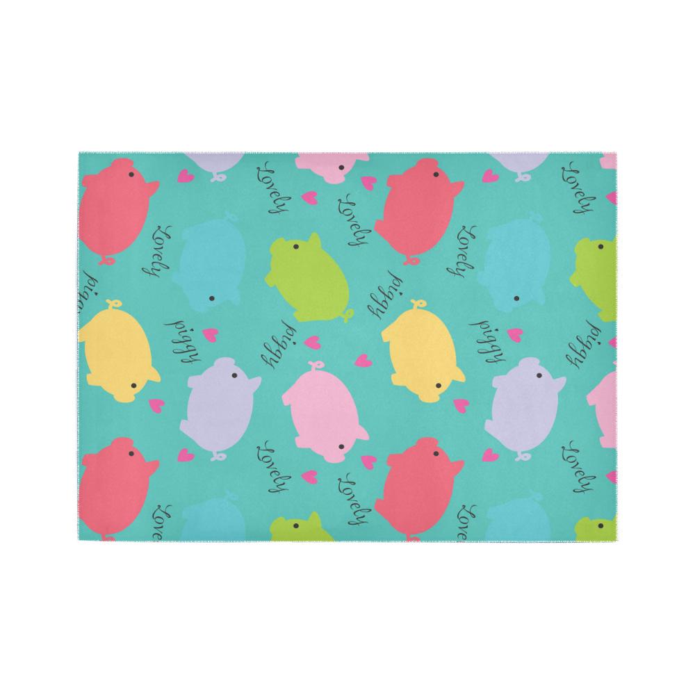 Pig Area Rug