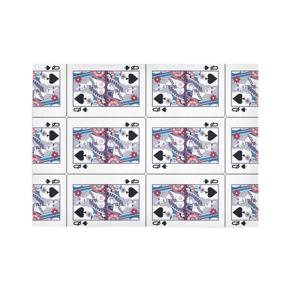 Queen Playing Card Area Rug