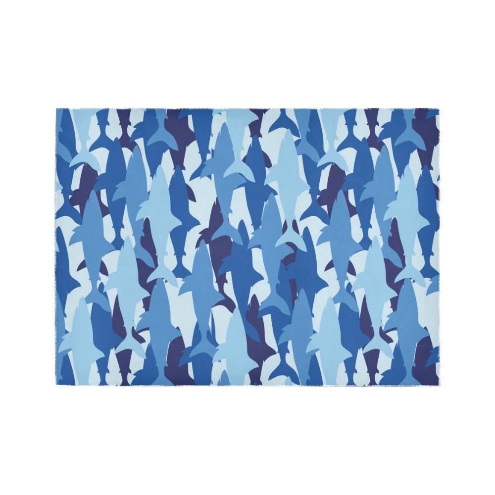 Shark Camouflage Area Rug