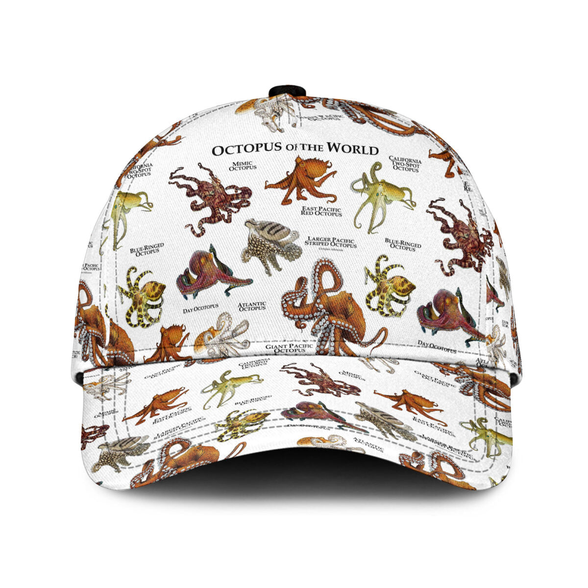 Octopus Of The World Classic Cap