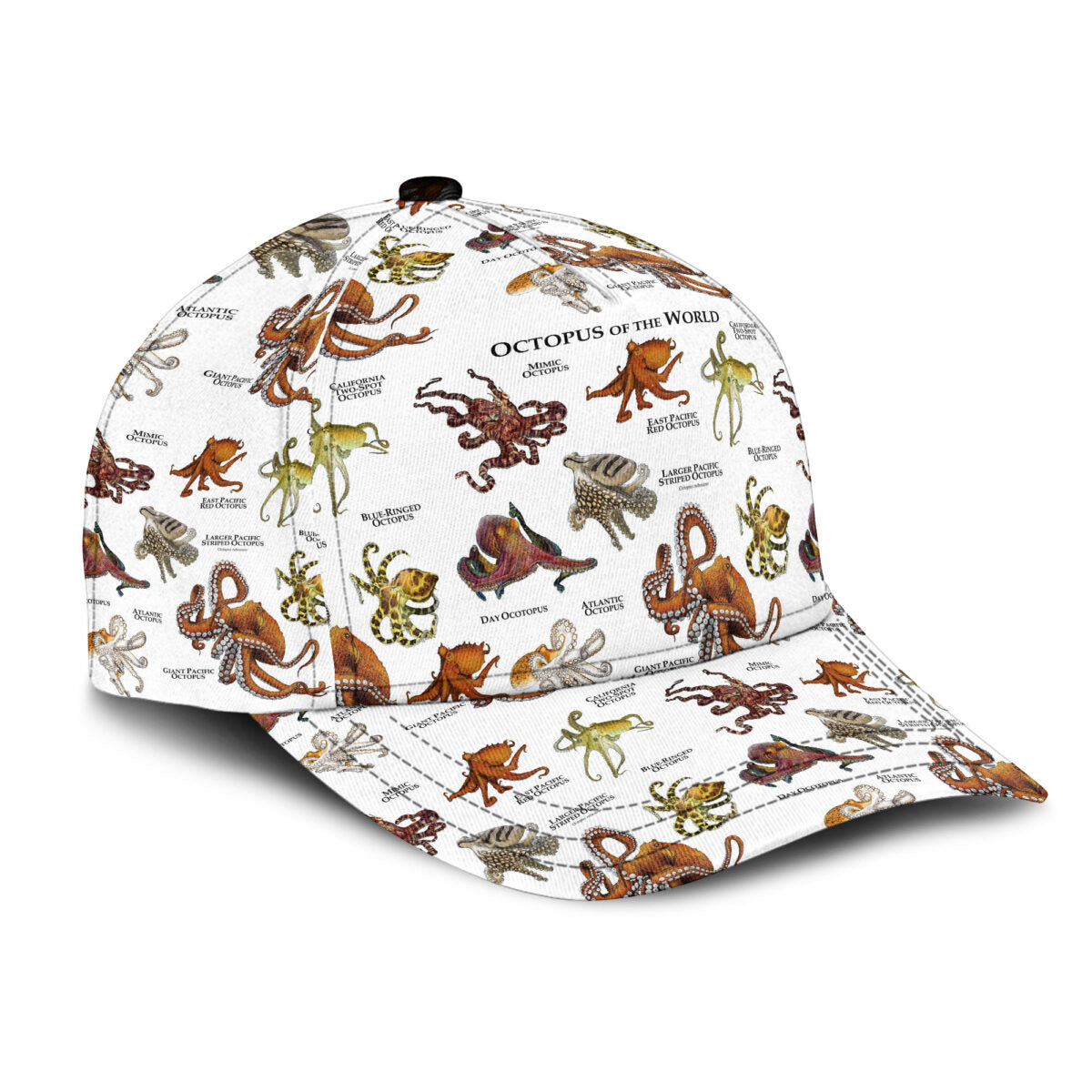 Octopus Of The World Classic Cap
