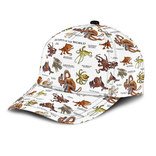 Octopus Of The World Classic Cap