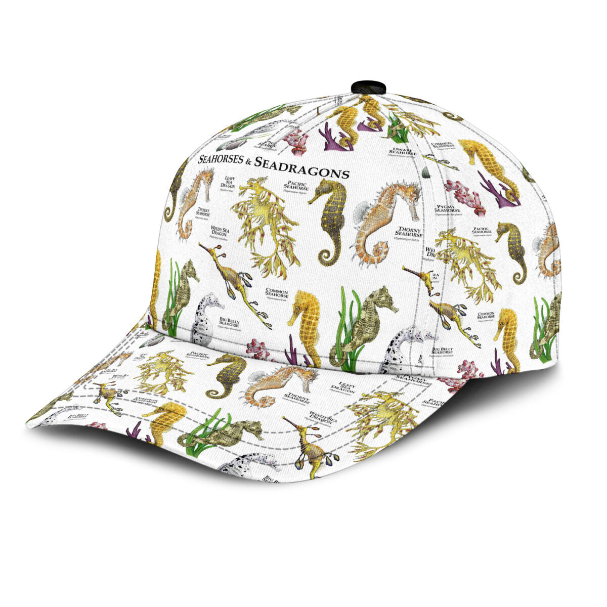 Seahorses And Seadragons Of The World Classic Cap
