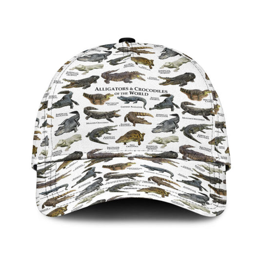 Alligators And Crocodiles Of The World Classic Cap