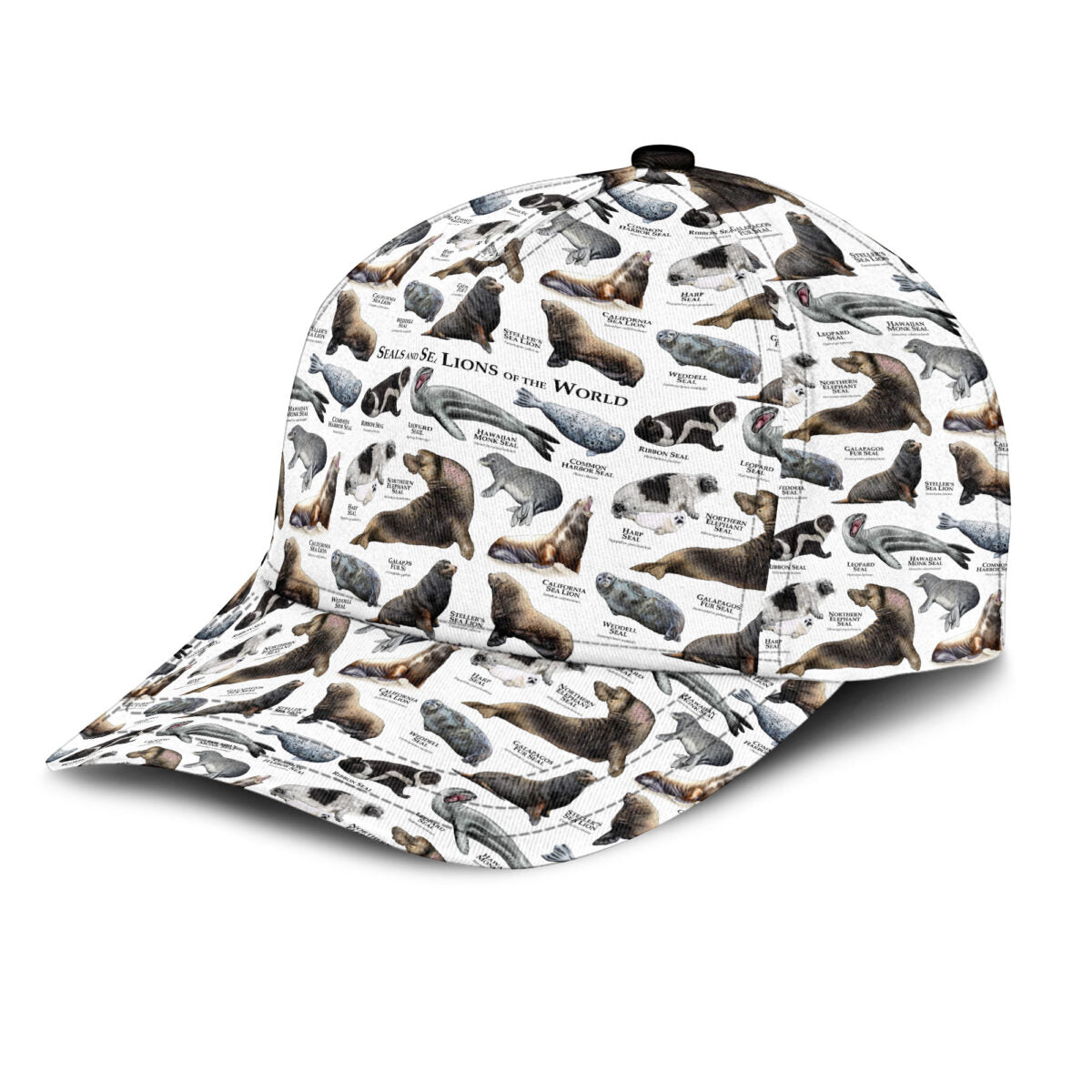 Seal And Sea Lions Of The World Classic Cap