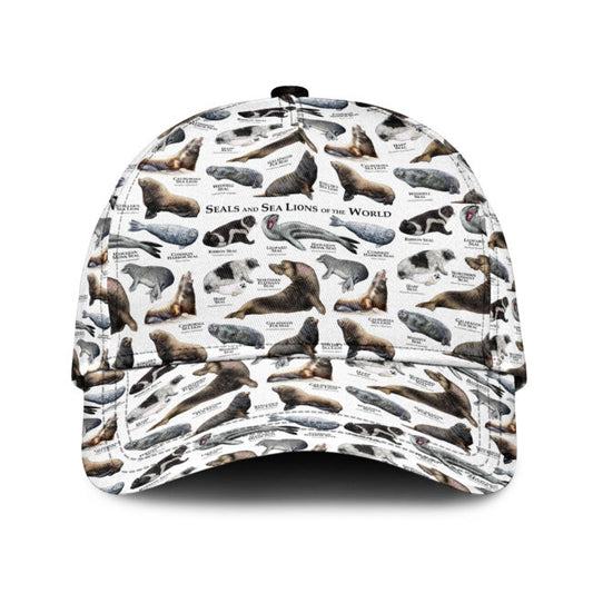 Seal And Sea Lions Of The World Classic Cap