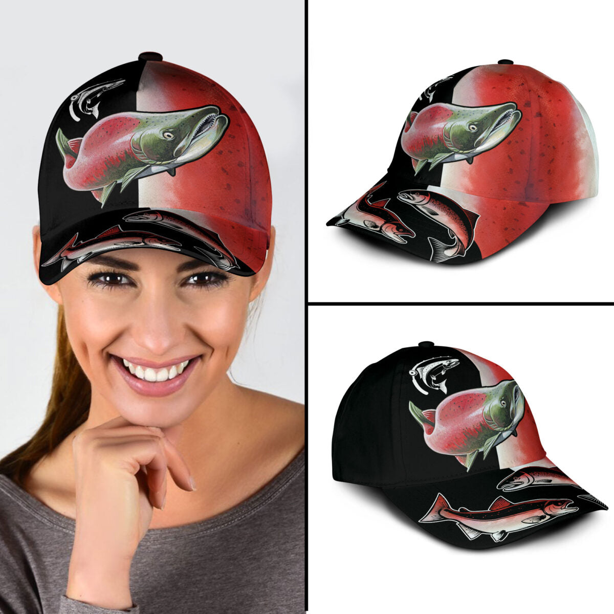 Love Salmon Fishing Classic Cap