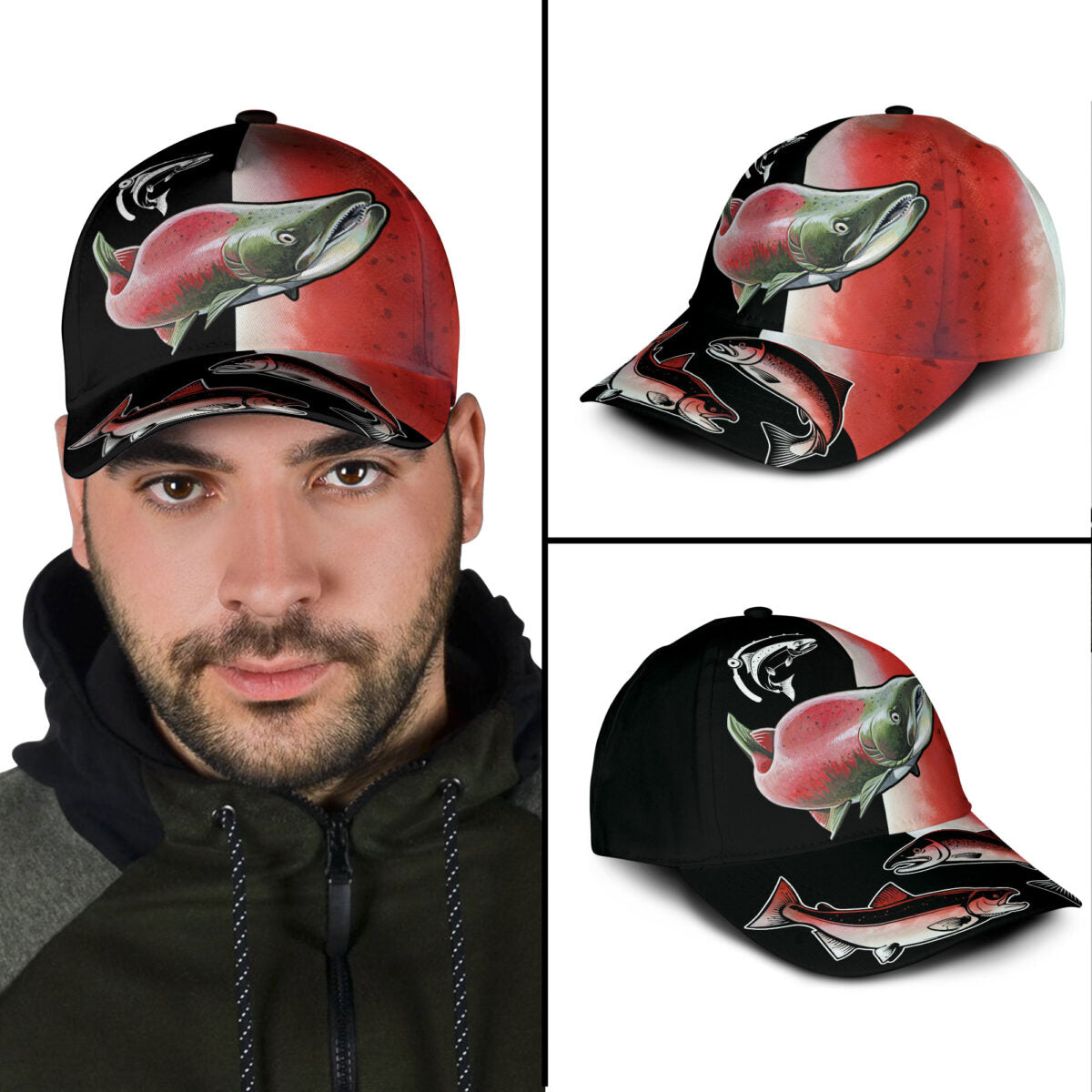 Love Salmon Fishing Classic Cap