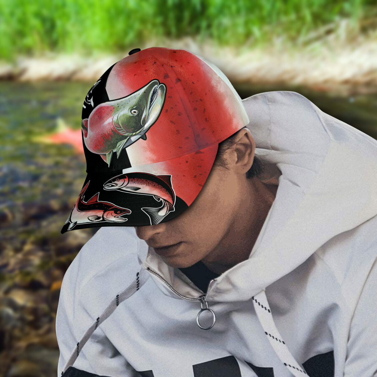 Love Salmon Fishing Classic Cap