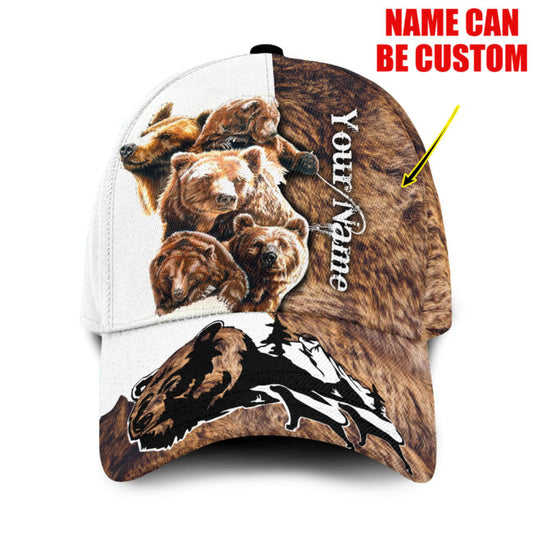 Personalize Love Bear Classic Cap