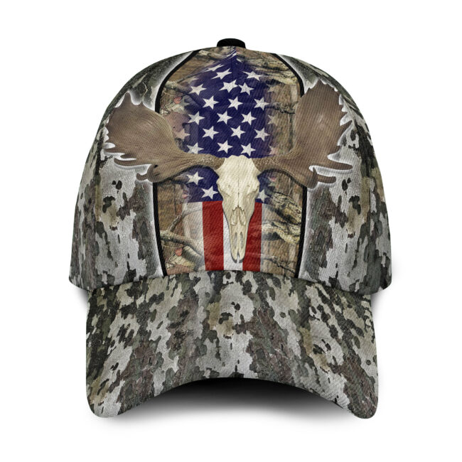 Love Moose Hunting Classic Cap