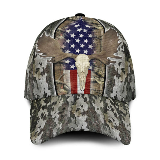 Love Moose Hunting Classic Cap