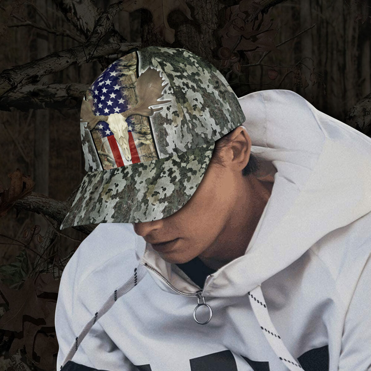 Love Moose Hunting Classic Cap