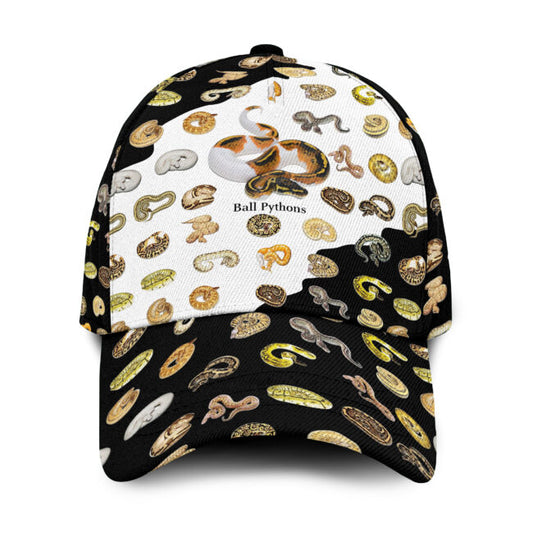 Love Python Snake Reptile Classic Cap