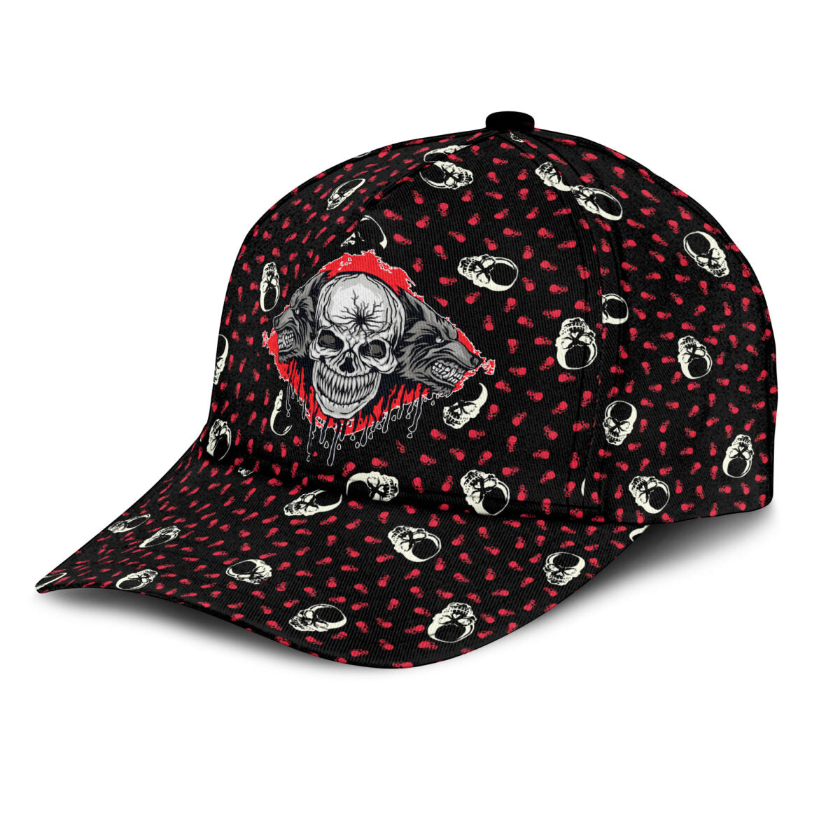 Love Skull And Wolf Classic Cap
