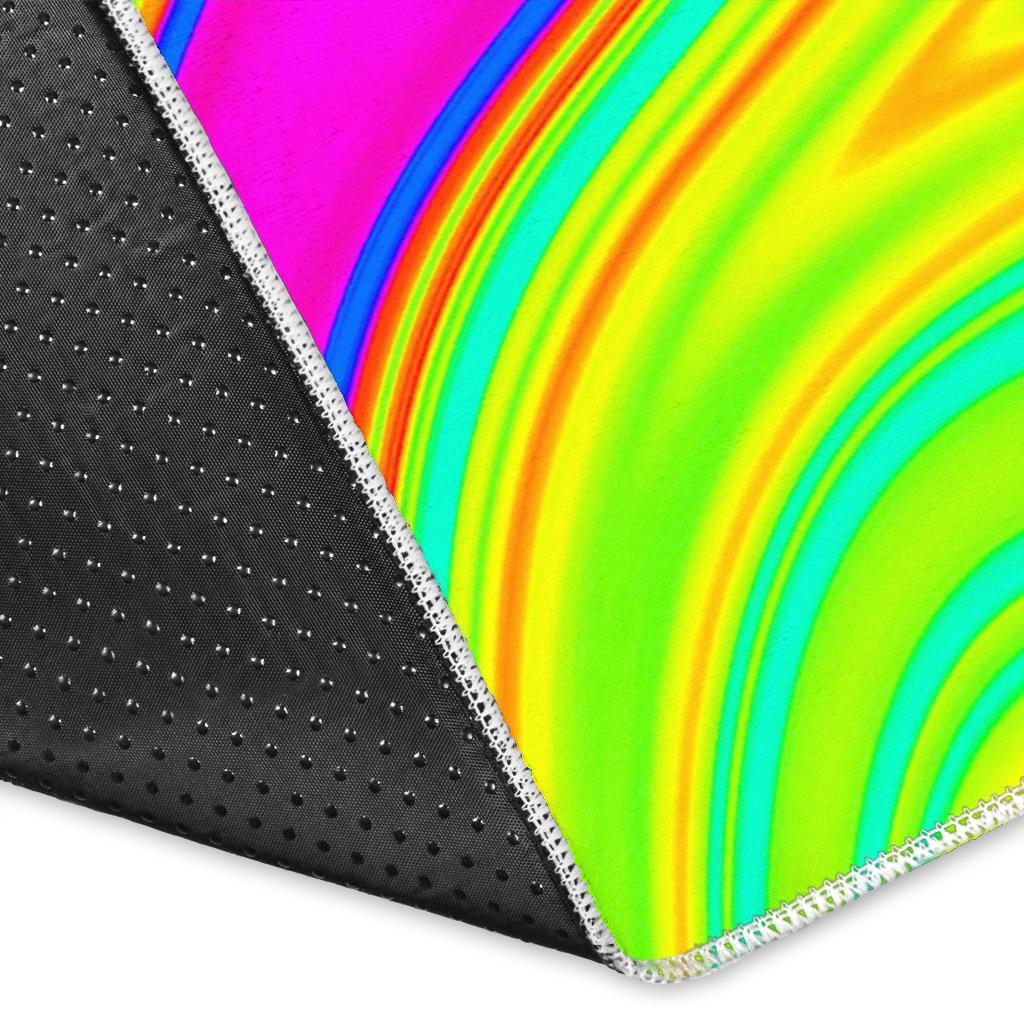 Abstract Liquid Trippy Print Area Rug